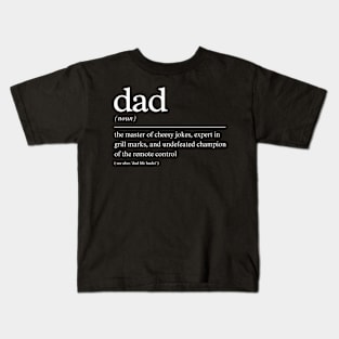 Dad Definition Gift Design Kids T-Shirt